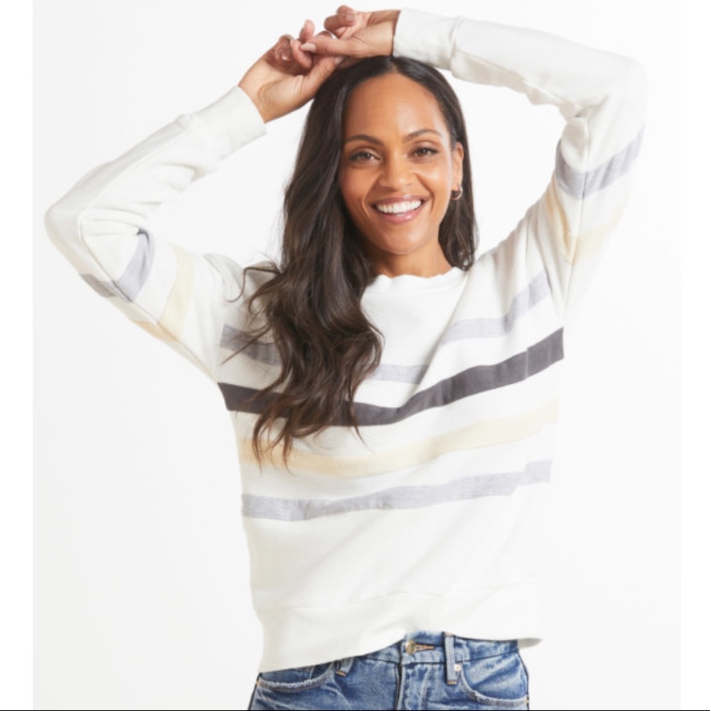 Evereve Kory Varsity Sweatshirt